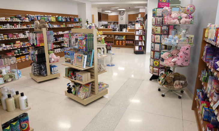 Inside the pharmacy at Bayhealth Hospital, Kent Campus