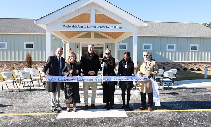 Bayhealth Holds Ribbon Cutting to Celebrate the Opening of the  Bayhealth Center for Children