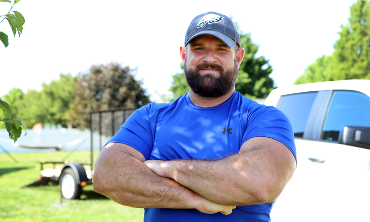 Bicep surgery patient Kevin Golden